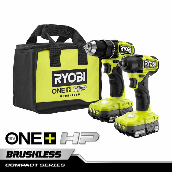 Product photo: 18V ONE+ HP Compact Brushless 2-Tool Kit