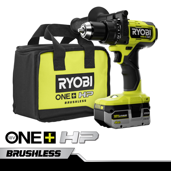 Product photo: 18V ONE+ HP Brushless 1/2" Hammer Drill Kit